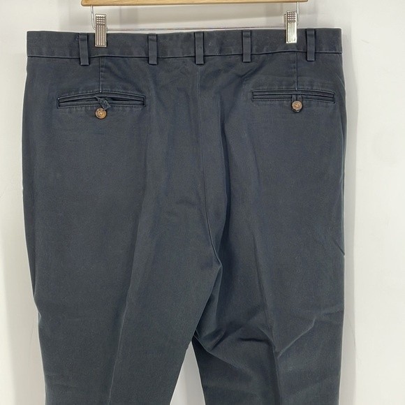 JOS. A BANK pleated front cotton chino trouser pants black size 40 x 30 men's - Picture 7 of 7